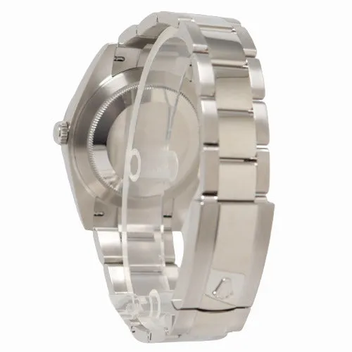 NEW Rolex Men's Datejust 41 Stainless Steel White Stick Dial Watch Reference #126300