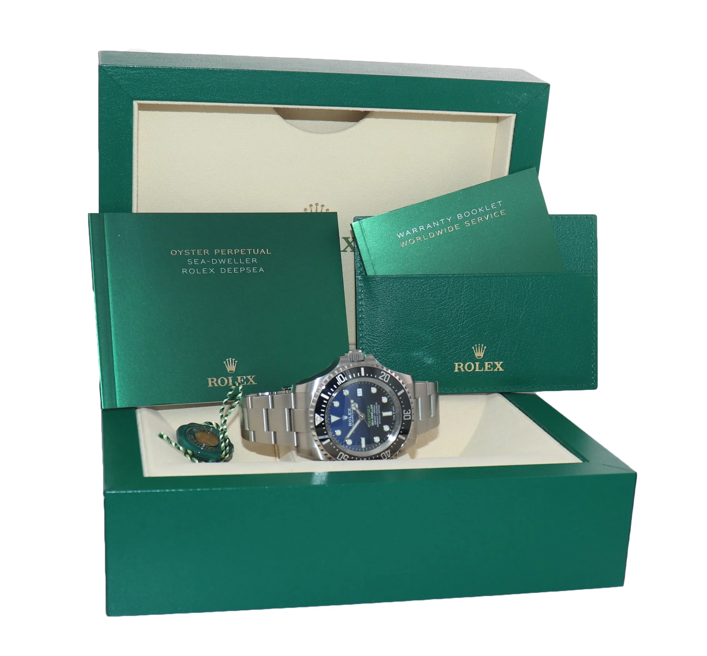 NEW Rolex Sea-Dweller Deepsea Cameron Blue Black 126660 44mm Watch Box