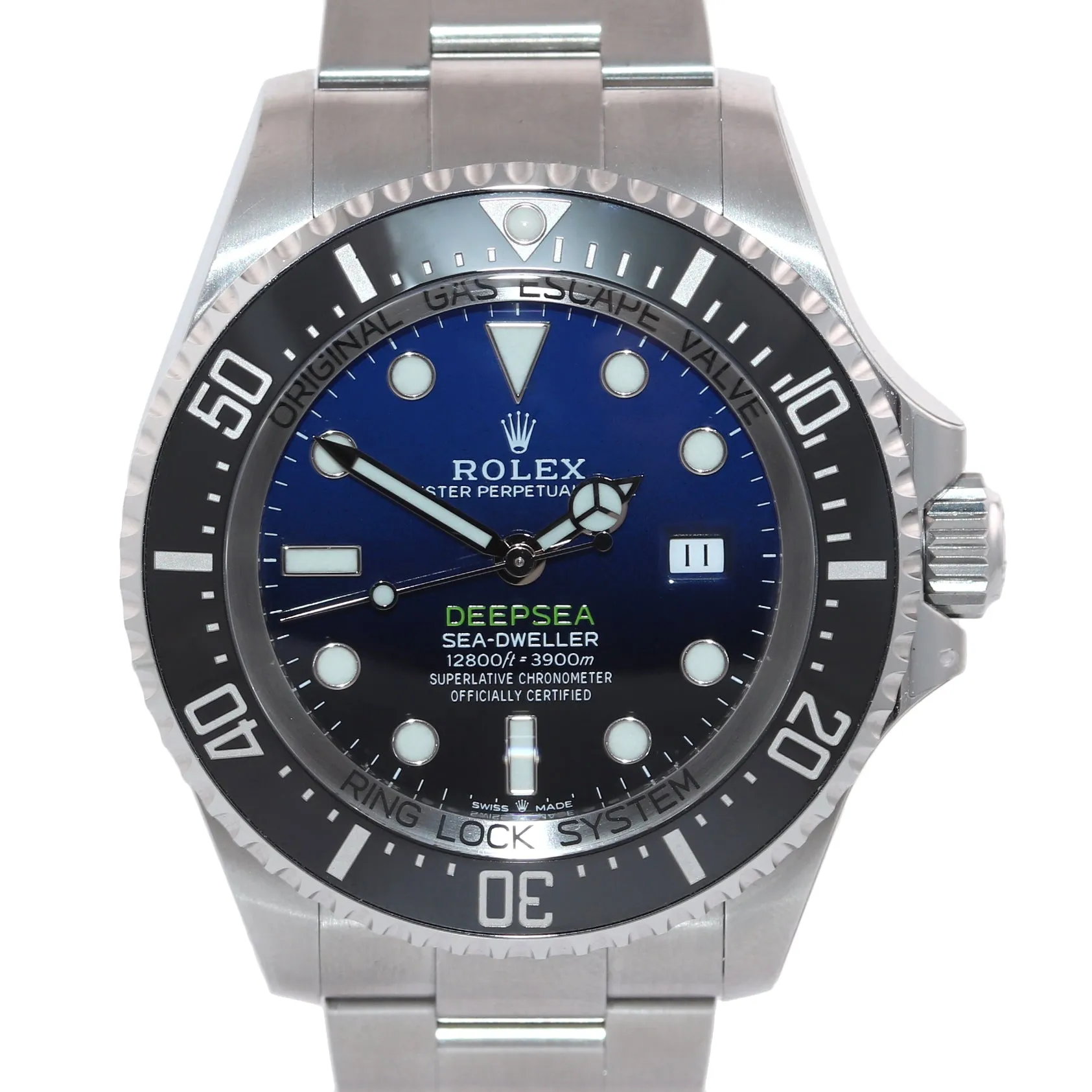 NEW Rolex Sea-Dweller Deepsea Cameron Blue Black 126660 44mm Watch Box