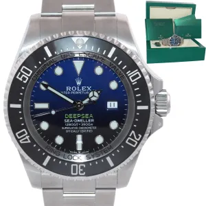 NEW Rolex Sea-Dweller Deepsea Cameron Blue Black 126660 44mm Watch Box