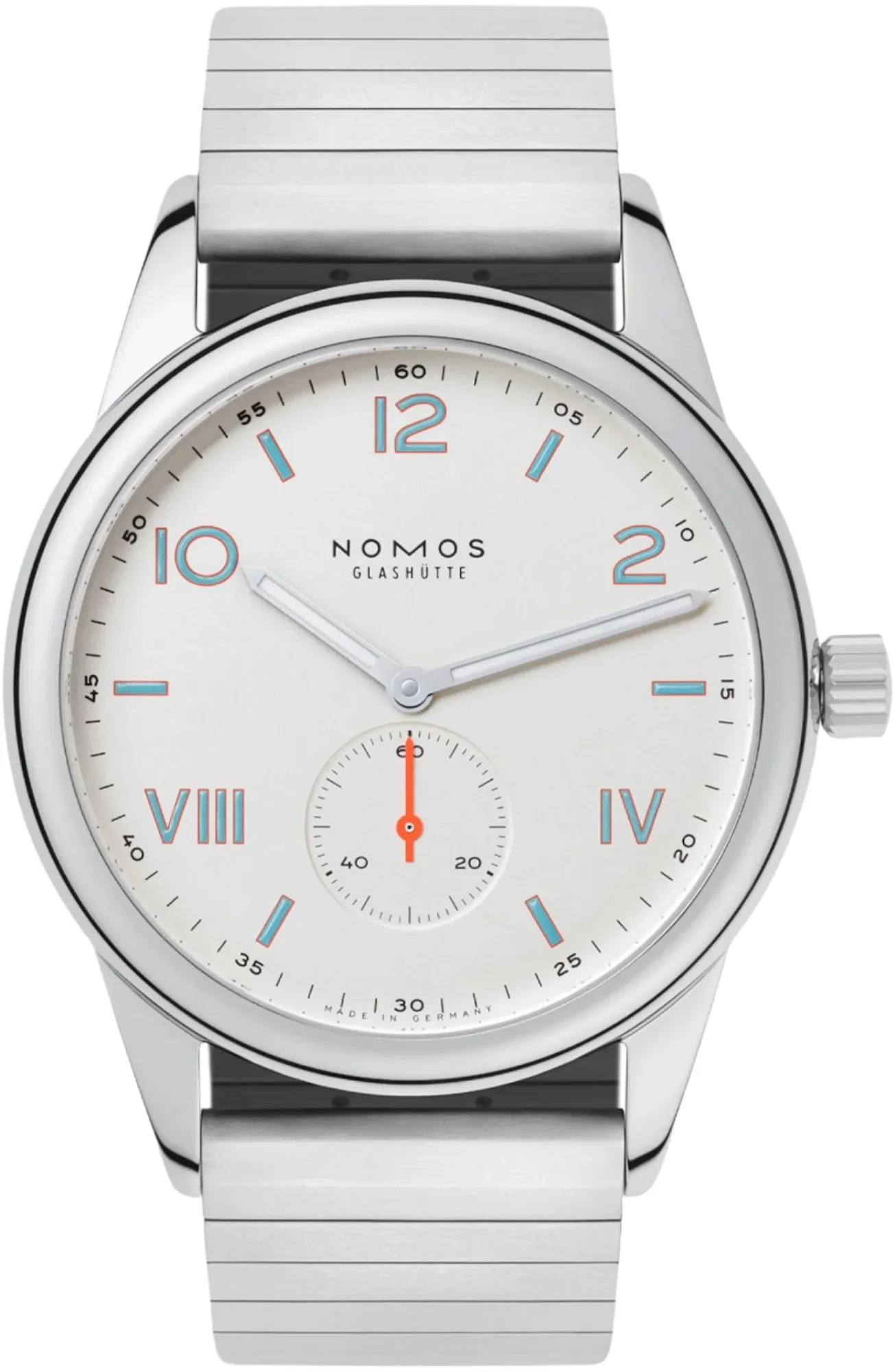 Nomos Glashutte Club Campus 38 Sapphire Crystal Watch