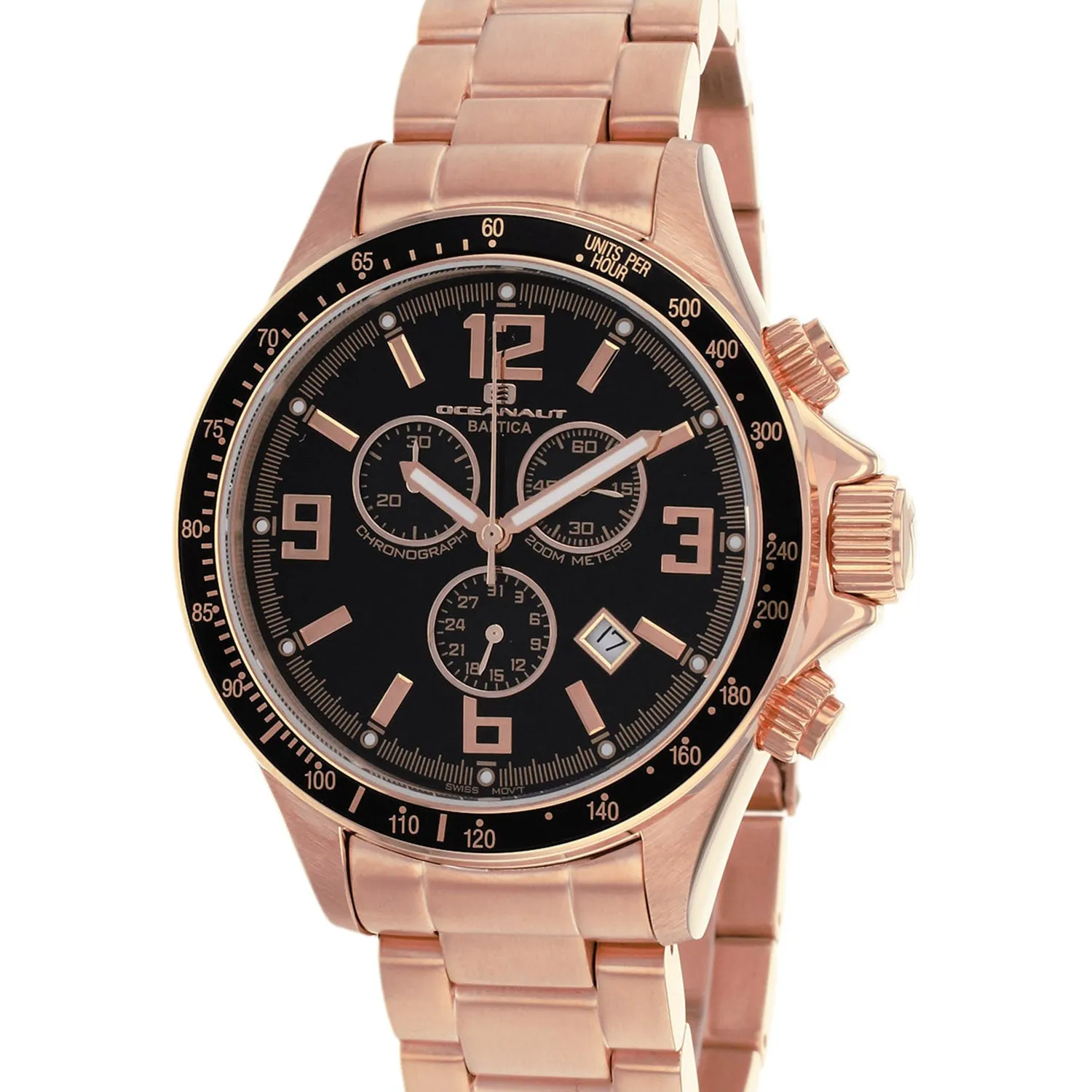 Oceanaut Men's Baltica Black Dial Watch - OC3329