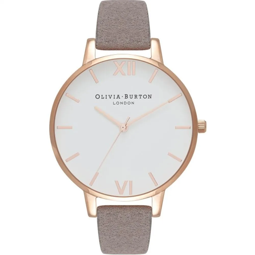 Olivia Burton Gray Leather Leather Watch