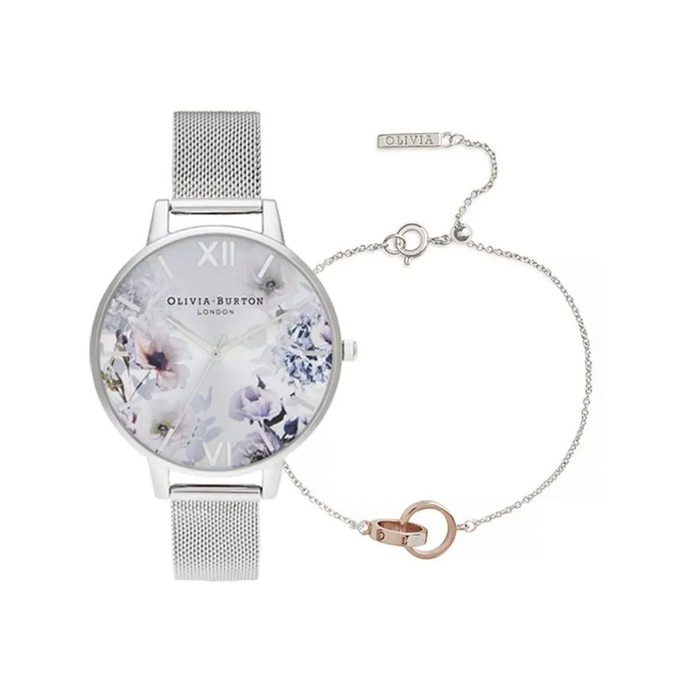 Olivia Burton Gray Stainless Steel Watch