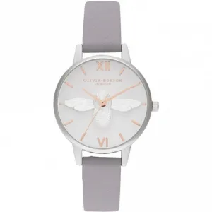Olivia Burton Purple Synthetic Leather Watch