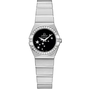 Omega Constellation 24 mm, steel on steel