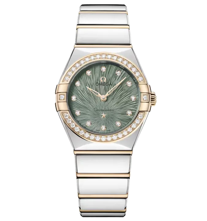 OMEGA Constellation, 28mm with Supernova Green Dial