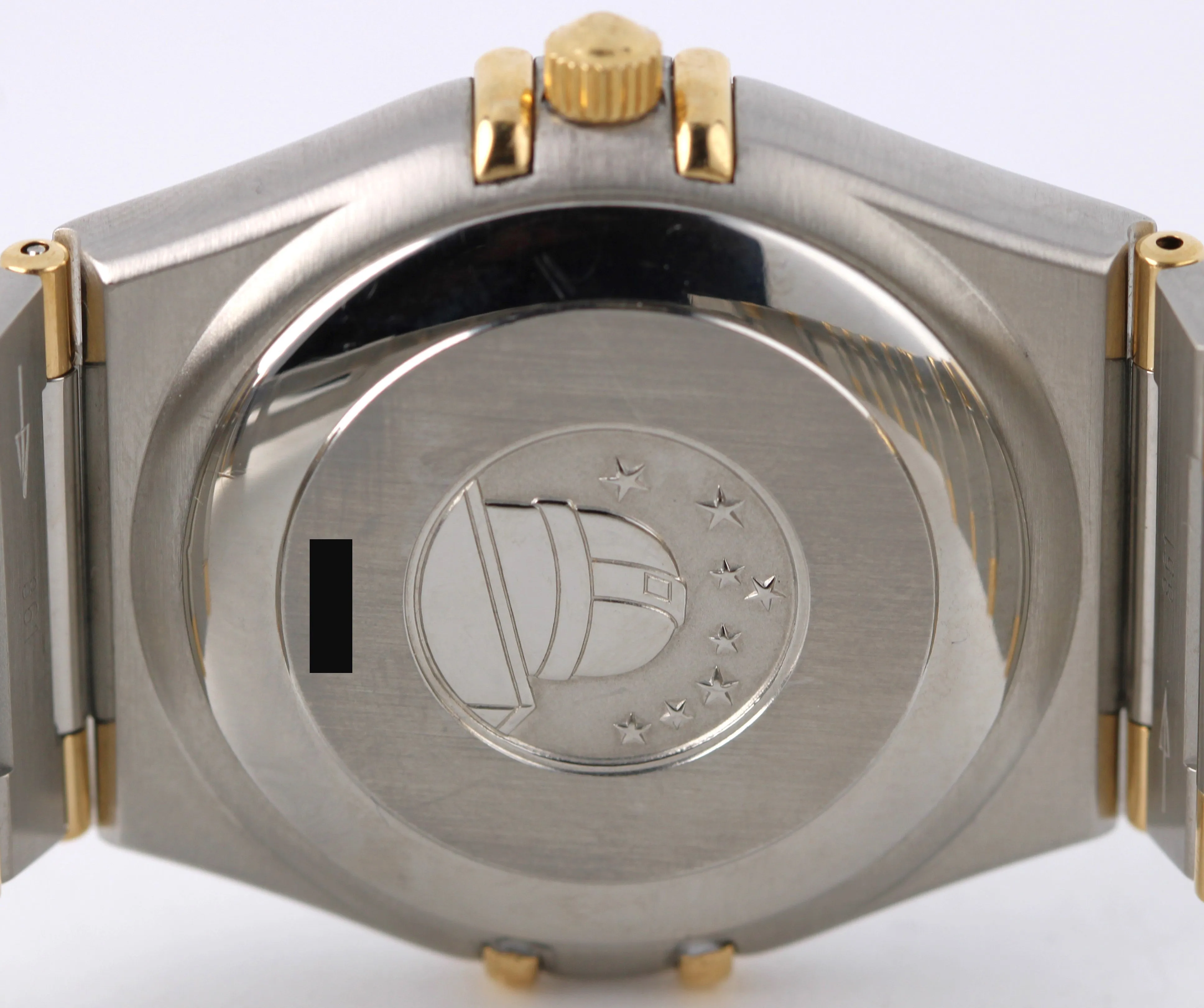 Omega Constellation Two-Tone 18k Yellow Gold Steel 35.5mm 1302.30.00 Watch