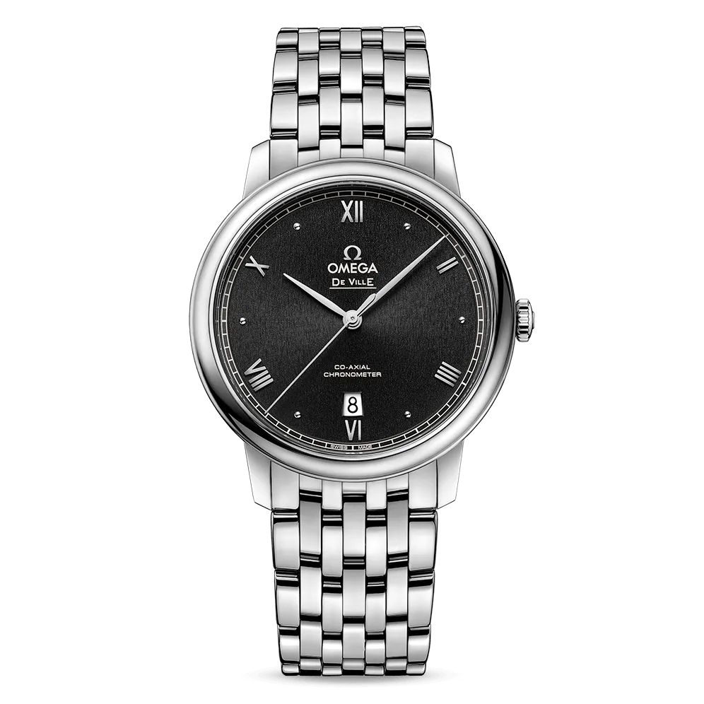 OMEGA De Ville Prestige Co-Axial Chronometer 40mm with Black Dial