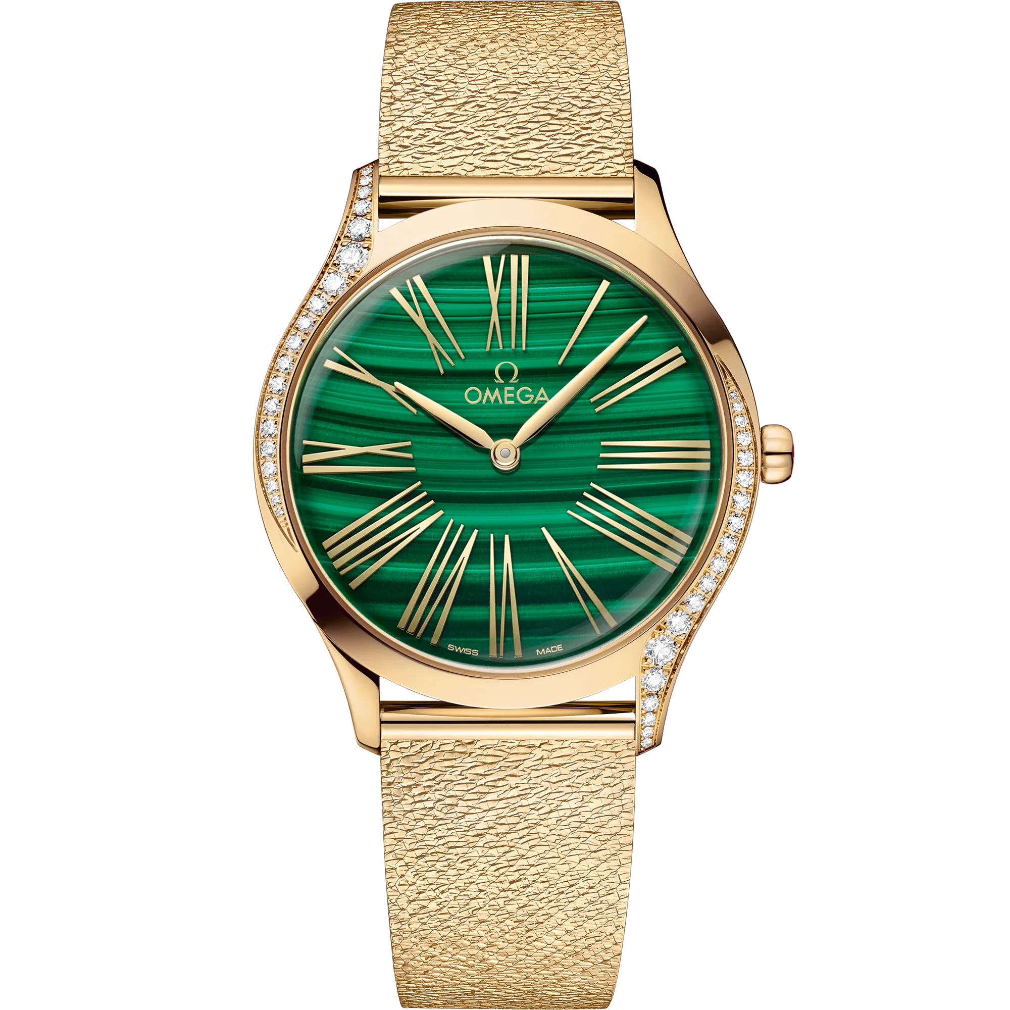 Omega De Ville Trésor 36 mm, Moonshine™ gold on Moonshine™ gold