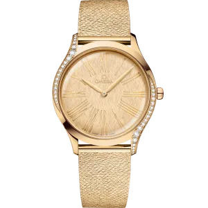 Omega De Ville Trésor 36 mm, Moonshine™ gold on Moonshine™ gold