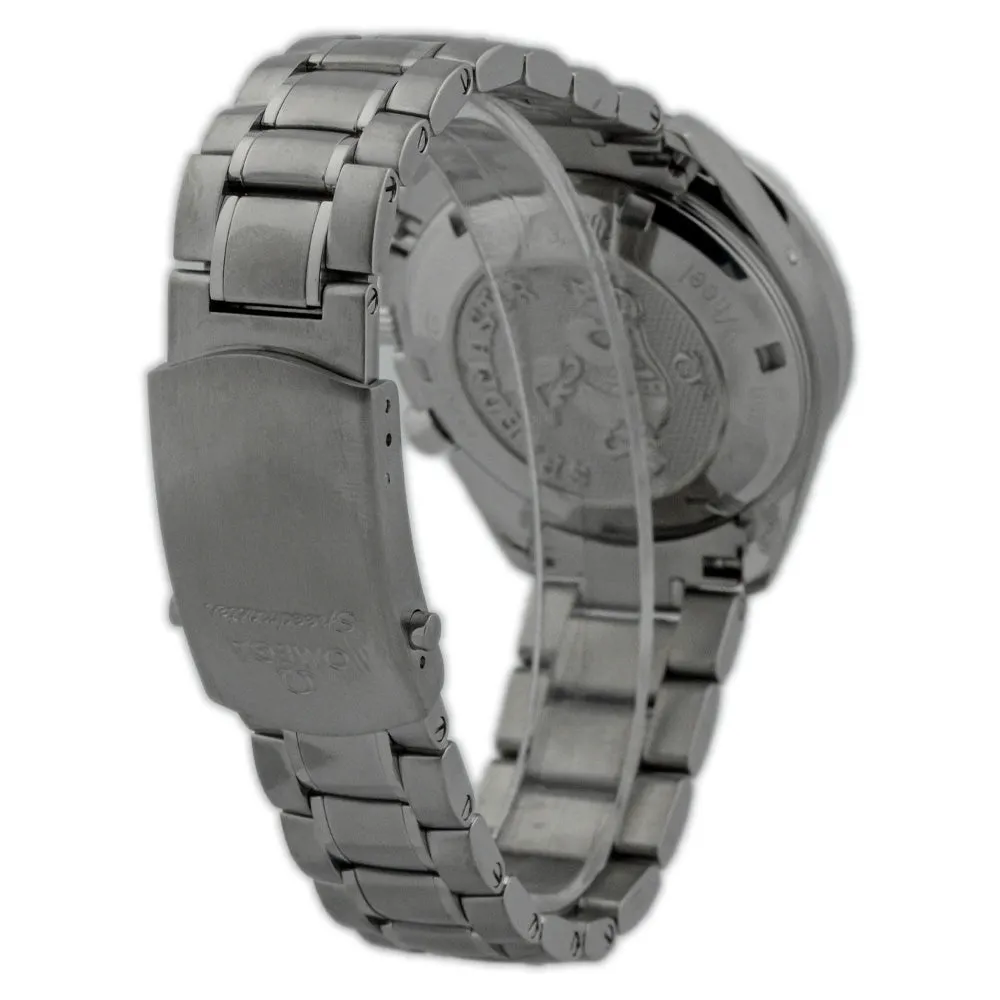 Omega Men's Racing Speedmaster Stainless Steel 40mm Blue Chronograph Stick Dial Watch Reference #: 326.30.40.50.03.001