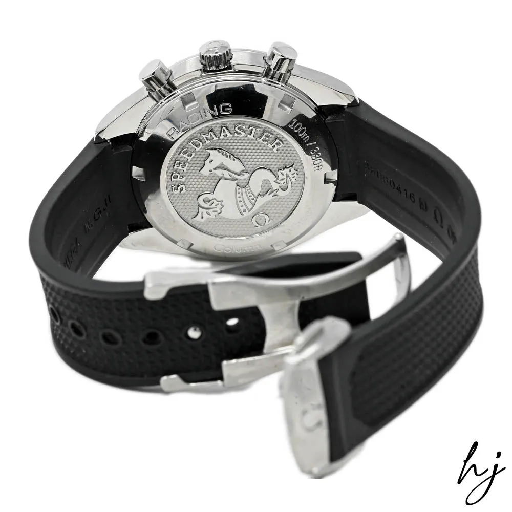 Omega Men's Speedmaster Racing Stainless Steel 40mm Black Chronograph Dial Watch Reference #: 326.32.40.50.01.002