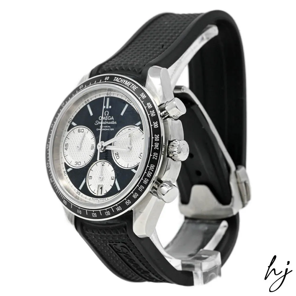 Omega Men's Speedmaster Racing Stainless Steel 40mm Black Chronograph Dial Watch Reference #: 326.32.40.50.01.002
