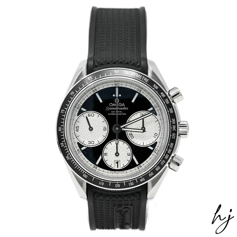 Omega Men's Speedmaster Racing Stainless Steel 40mm Black Chronograph Dial Watch Reference #: 326.32.40.50.01.002