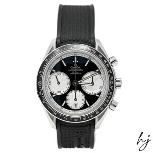 Omega Men's Speedmaster Racing Stainless Steel 40mm Black Chronograph Dial Watch Reference #: 326.32.40.50.01.002