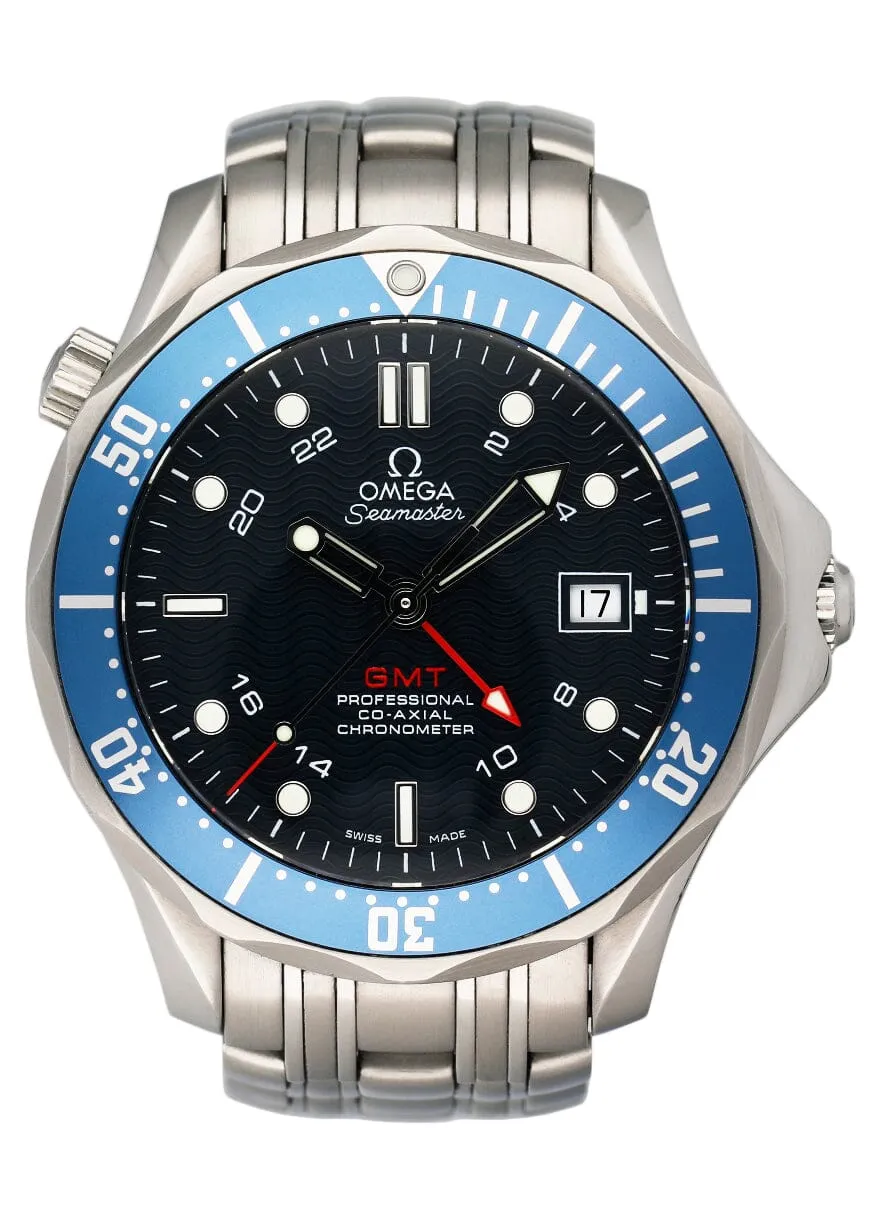 Omega Seamaster 2535.80.00 Co-Axial GMT Mens Watch