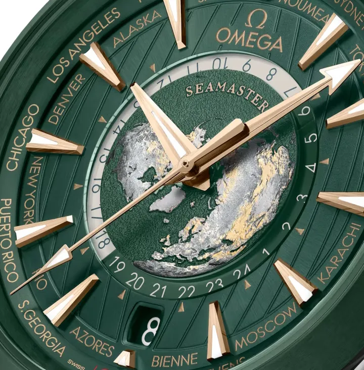OMEGA Seamaster Aqua Terra 150m, 43mm with Green Rubber Strap