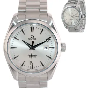 Omega Seamaster Aqua Terra 2517.30 Quartz Stainless Steel 39mm Silver Date Watch