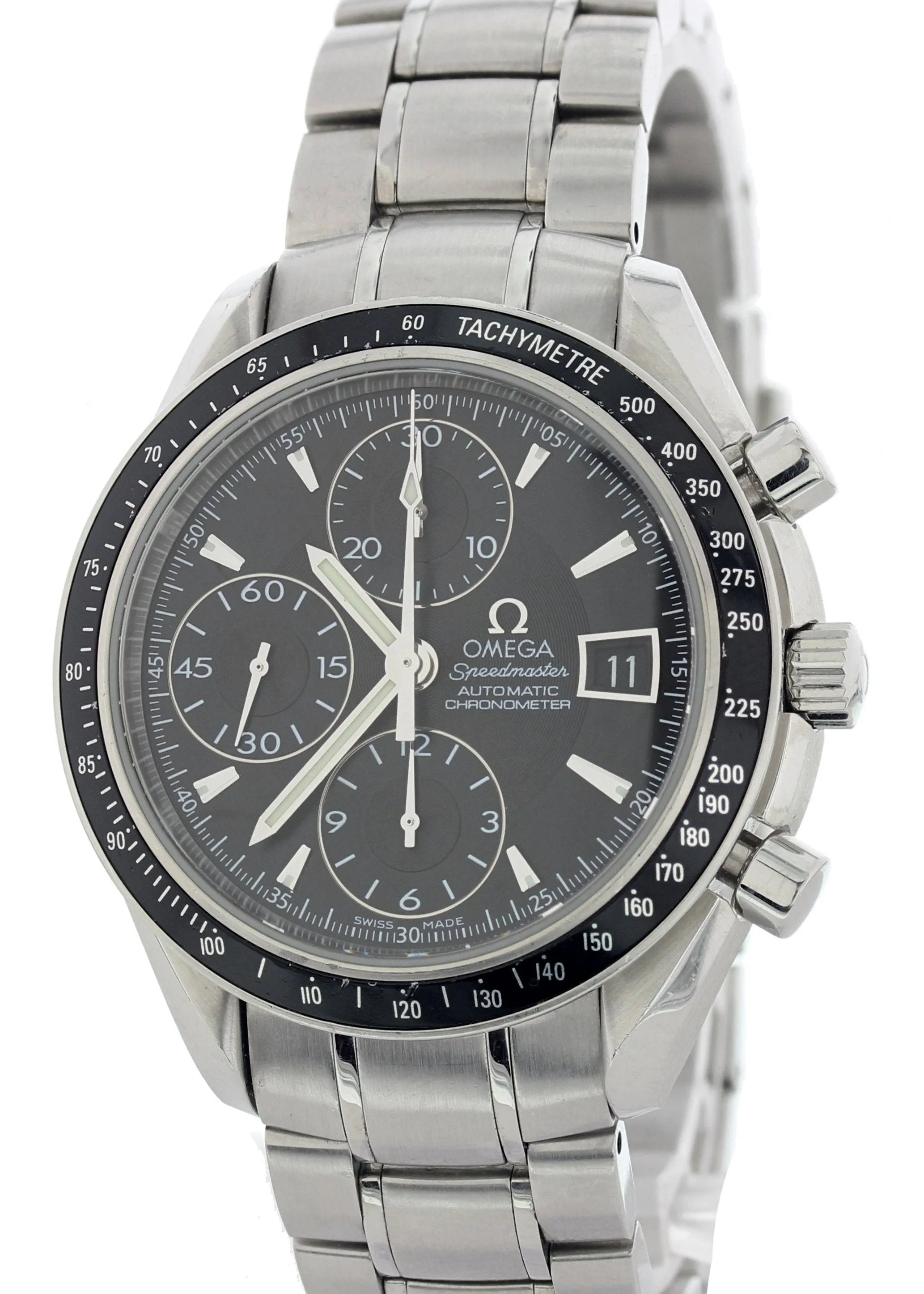 Omega Speedmaster Date Chronometer 3210.50.00 Mens Watch