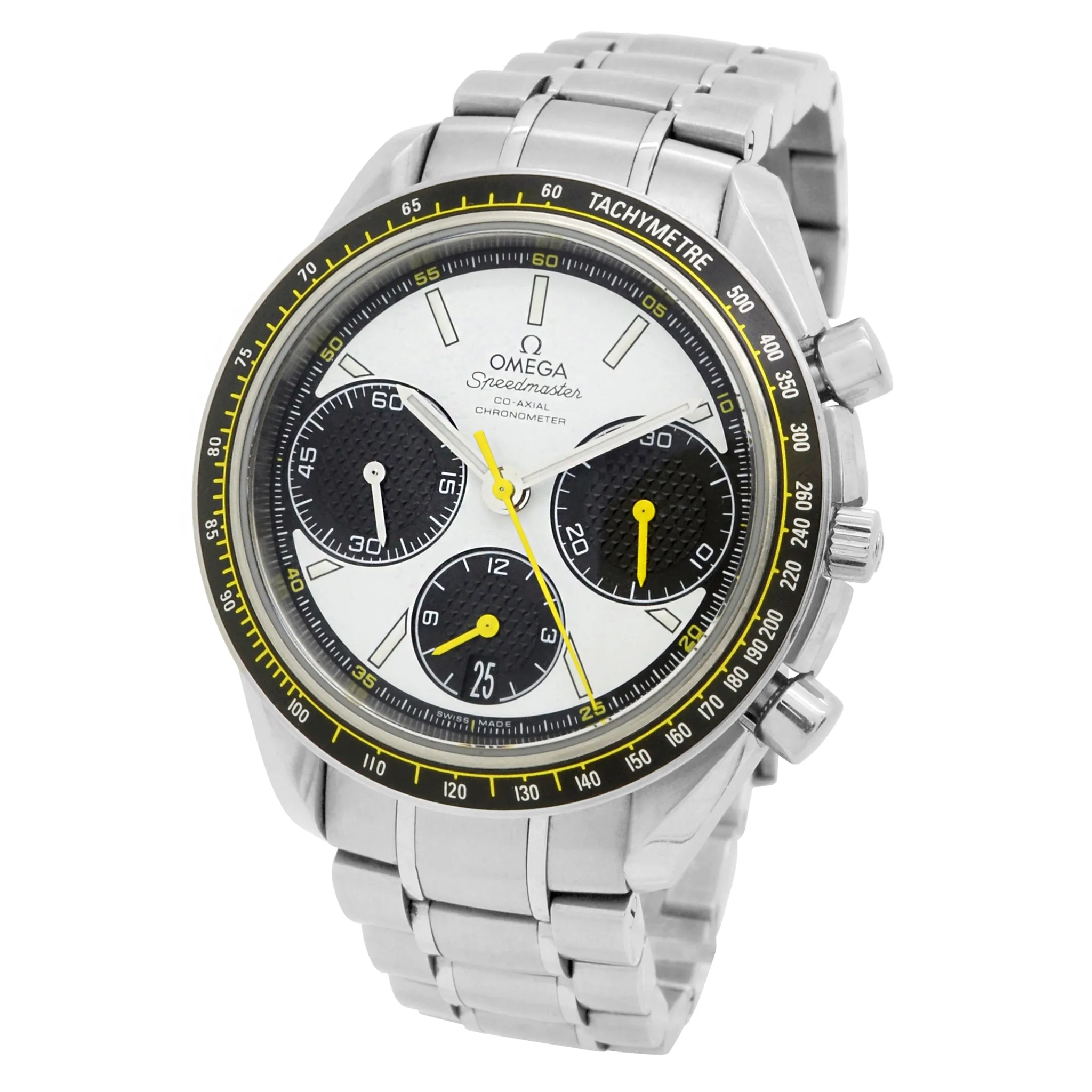 Omega Speedmaster Racing 326.30.40.50.04.001 White with 3 black subdials Dial Automatic Men's Watch