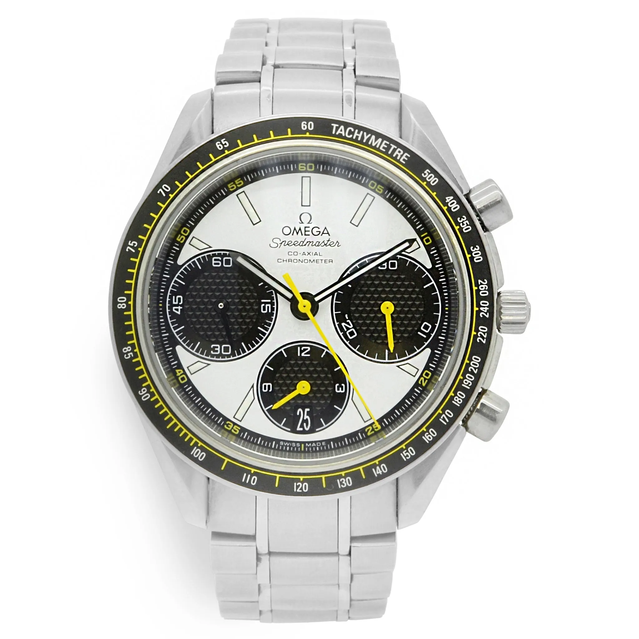 Omega Speedmaster Racing 326.30.40.50.04.001 White with 3 black subdials Dial Automatic Men's Watch