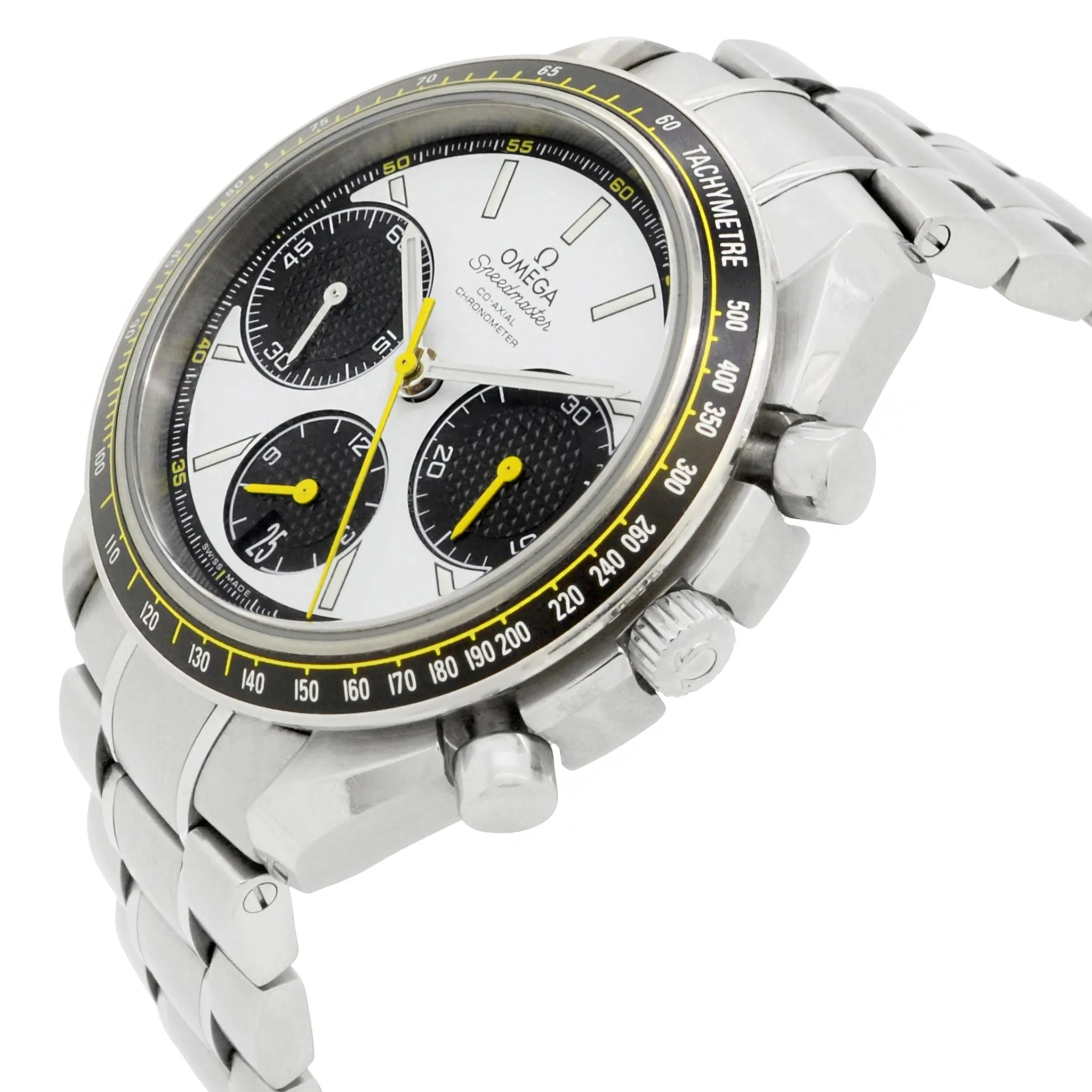 Omega Speedmaster Racing 326.30.40.50.04.001 White with 3 black subdials Dial Automatic Men's Watch