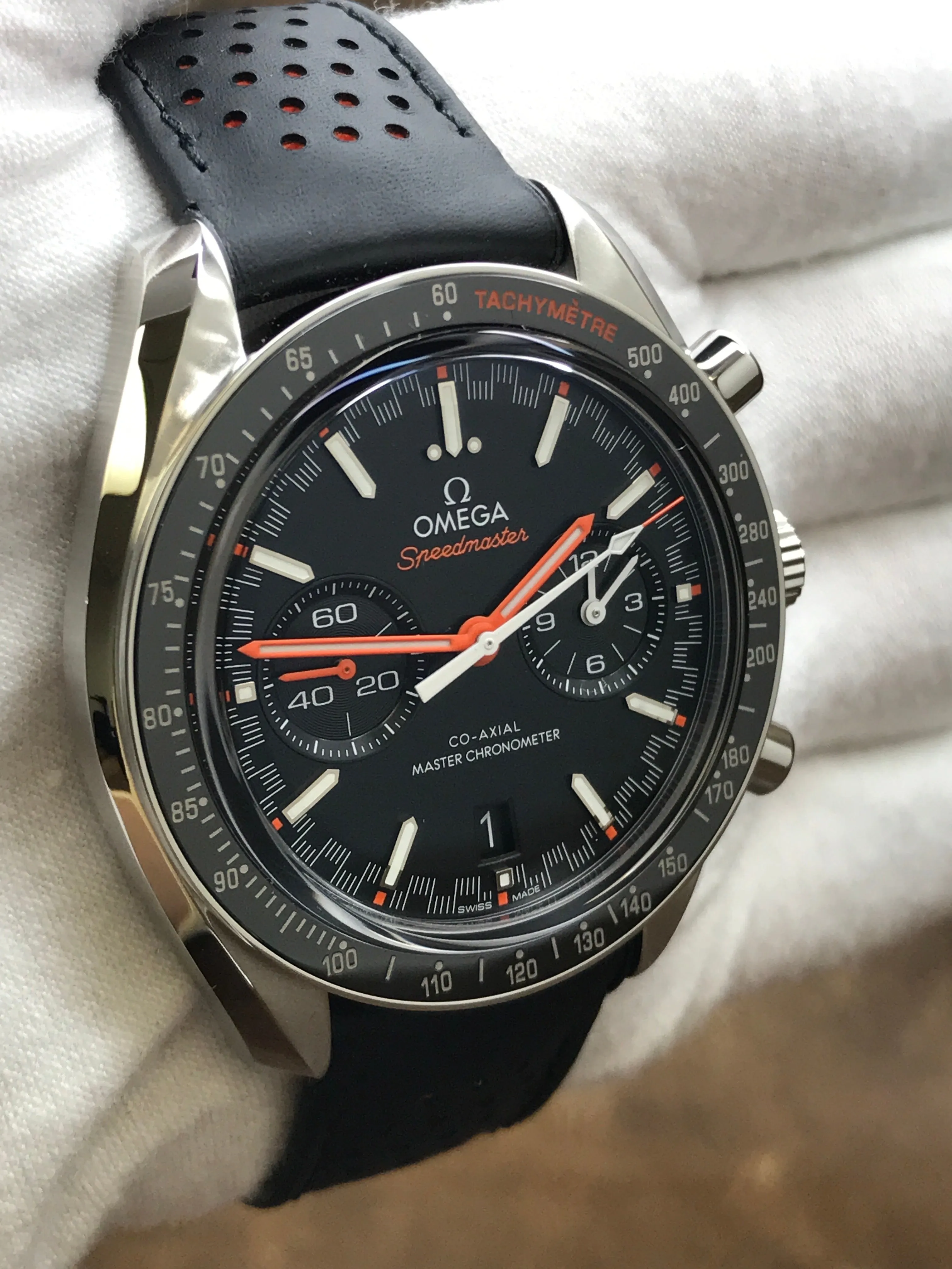 Omega Speedmaster Racing 329.32.44.51.01.001 Black Dial Automatic Men's Watch