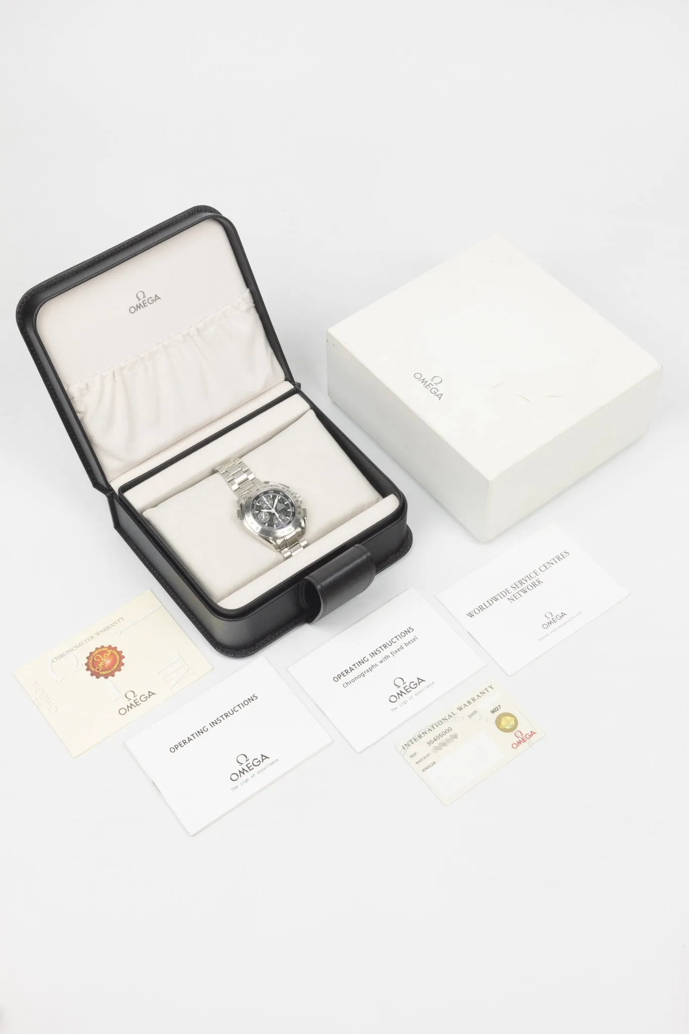 OMEGA Speedmaster Split-Seconds Chrono Carbon Dial -  42.25mm