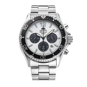 Orient RA-TX0203S10B RA-TX0203S Solar Kamasu White Dial Mens Watch
