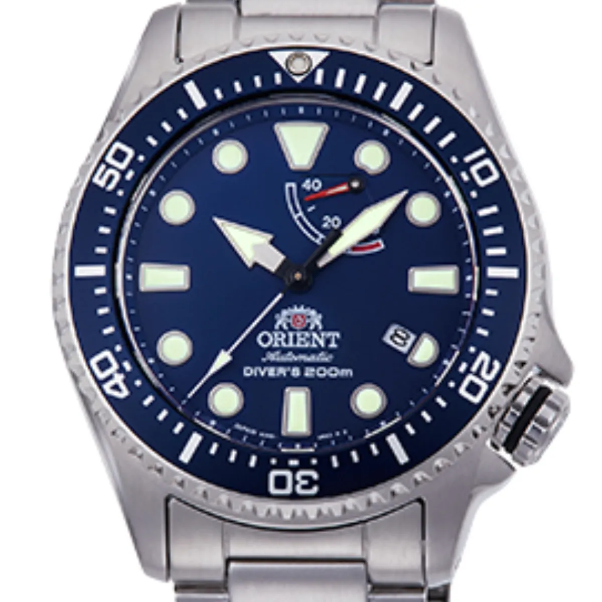 Orient Triton RA-EL0002L Automatic Blue Dial Sports Mens Diving Watch