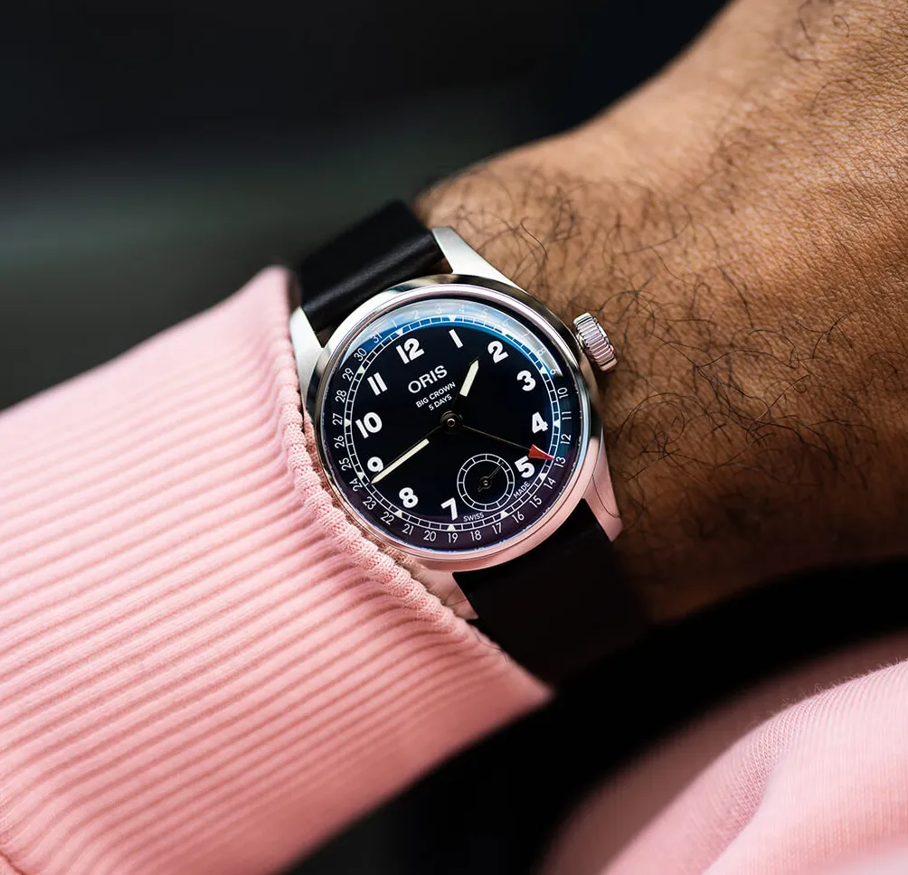 Oris Big Crown Pointer Date Calibre 403 Watch with Black Strap