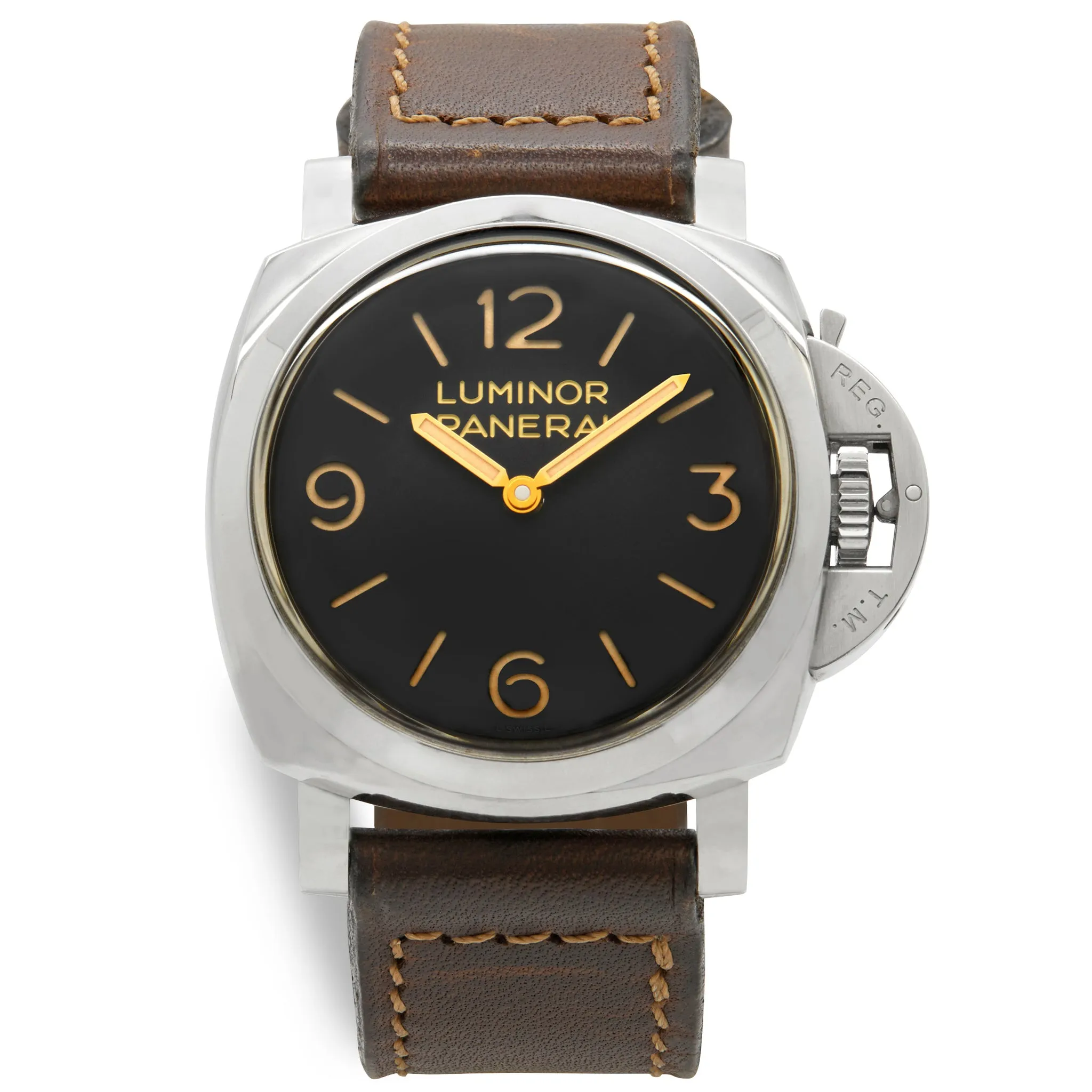 Panerai 1950 PAM00372 Black Dial Hand Wind Men's Watch