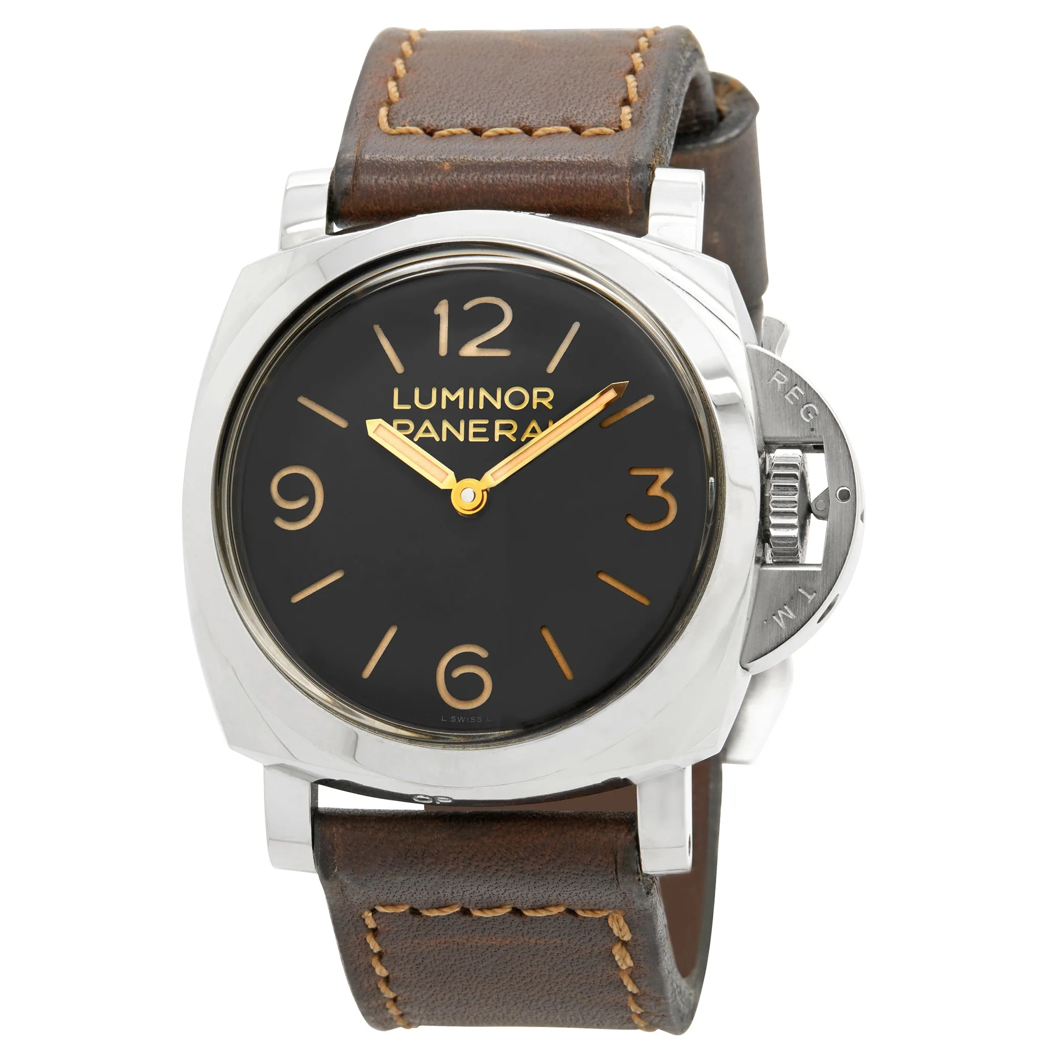 Panerai 1950 PAM00372 Black Dial Hand Wind Men's Watch