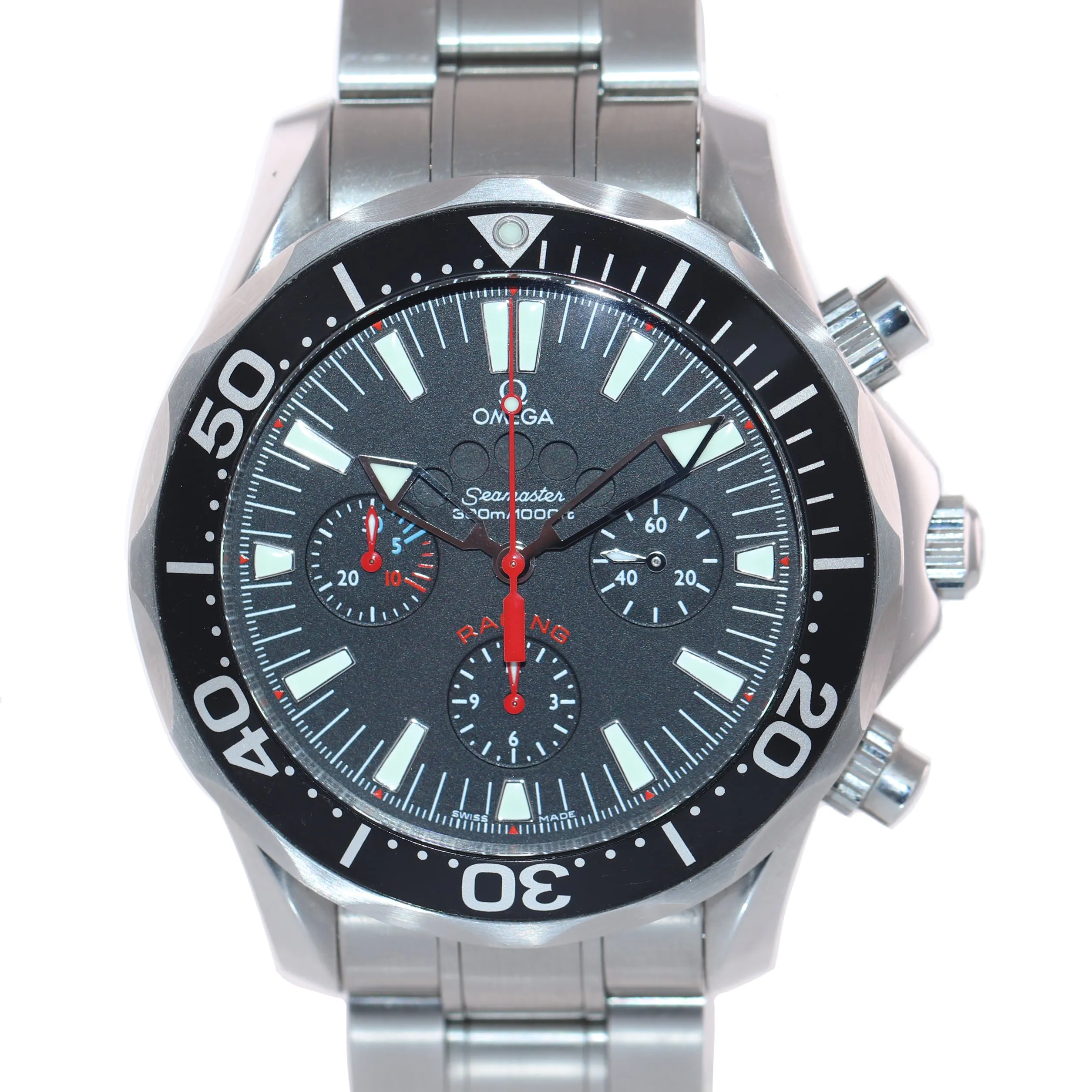 PAPERS Omega Seamaster Chronograph Regatta Racing 44mm Steel 2569.52.00 Watch