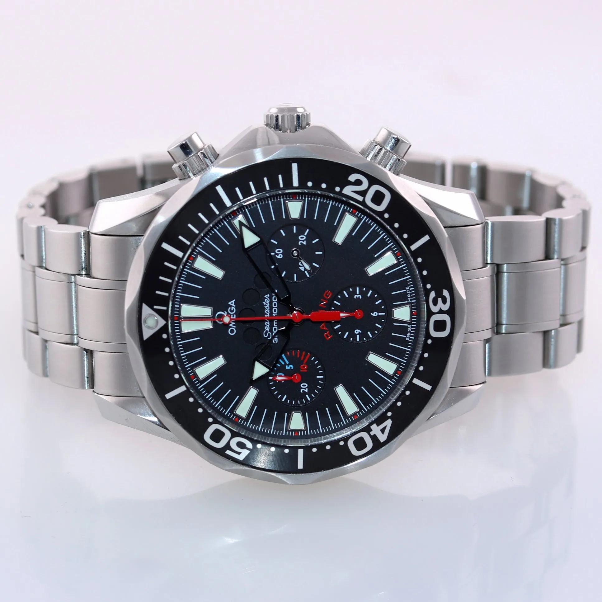 PAPERS Omega Seamaster Chronograph Regatta Racing 44mm Steel 2569.52.00 Watch
