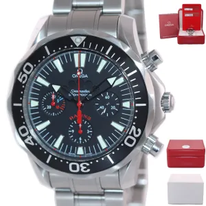 PAPERS Omega Seamaster Chronograph Regatta Racing 44mm Steel 2569.52.00 Watch