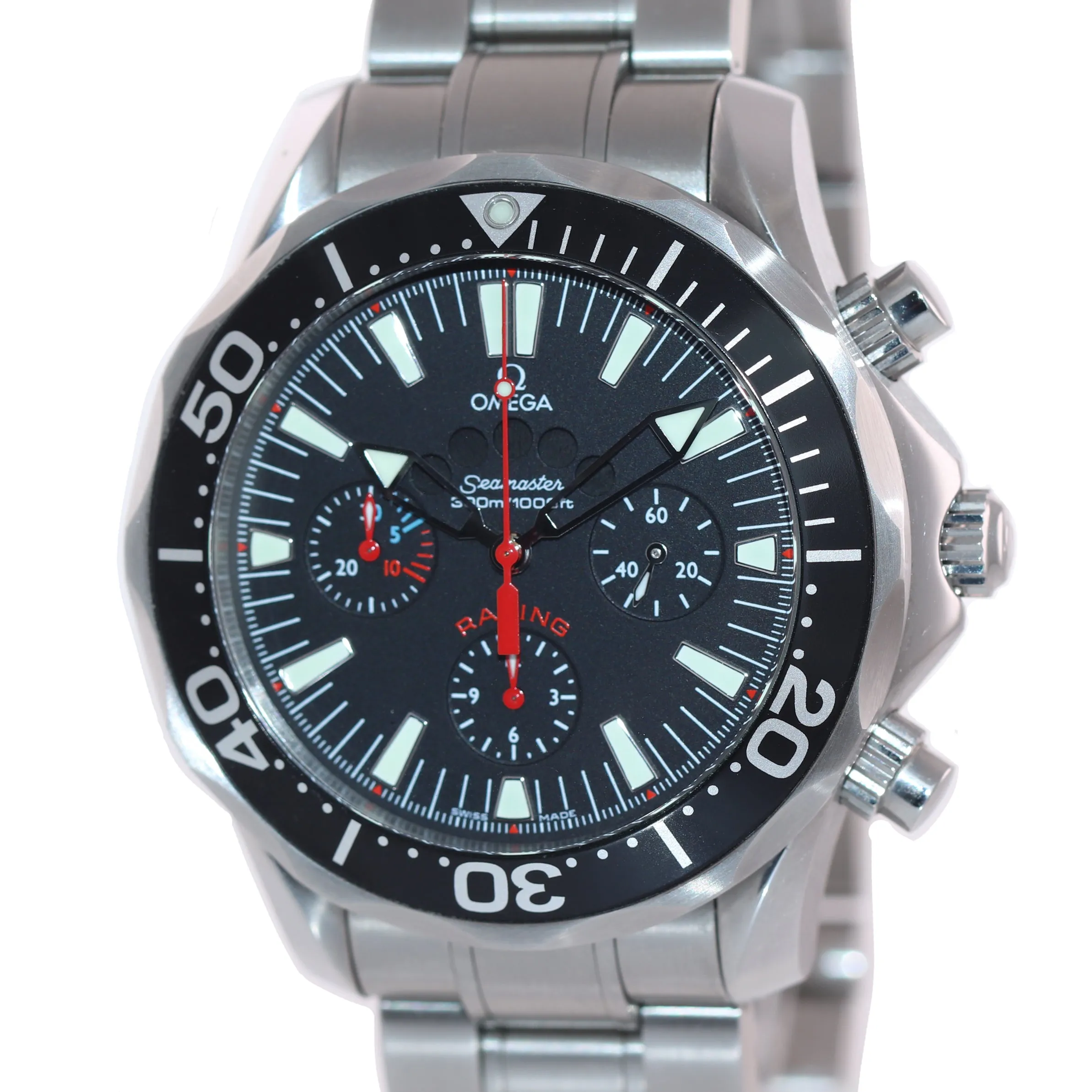 PAPERS Omega Seamaster Chronograph Regatta Racing 44mm Steel 2569.52.00 Watch
