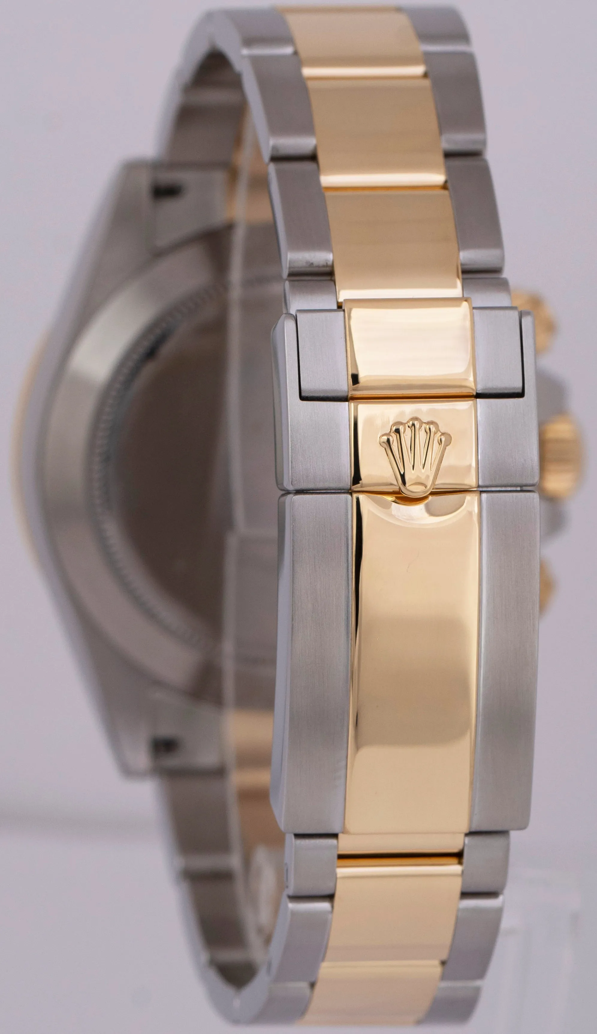 PAPERS Rolex Daytona Cosmograph 40mm BLUE RACING Two-Tone 18K Watch 116523 B P