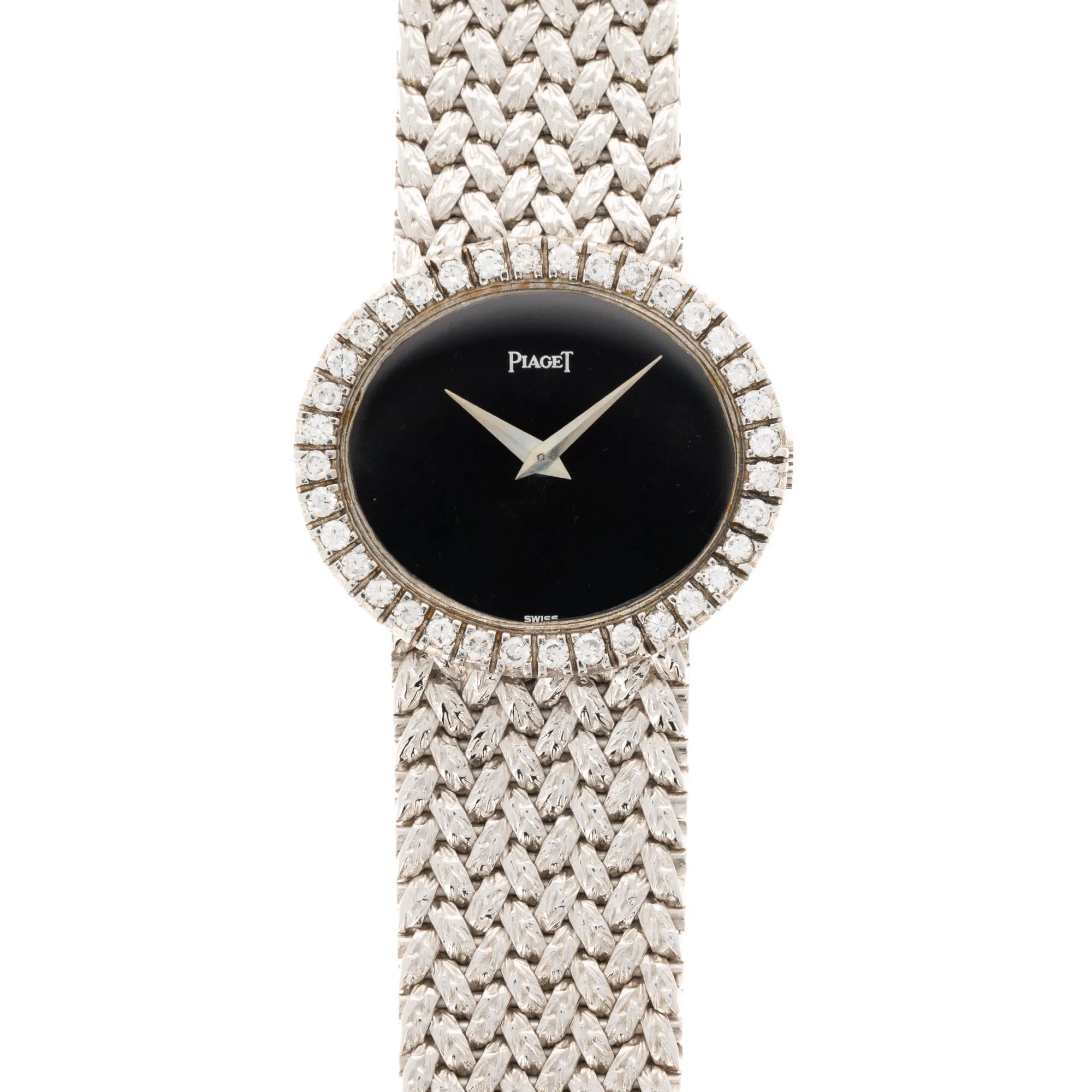 Piaget White Gold Onyx Watch Ref. 9802