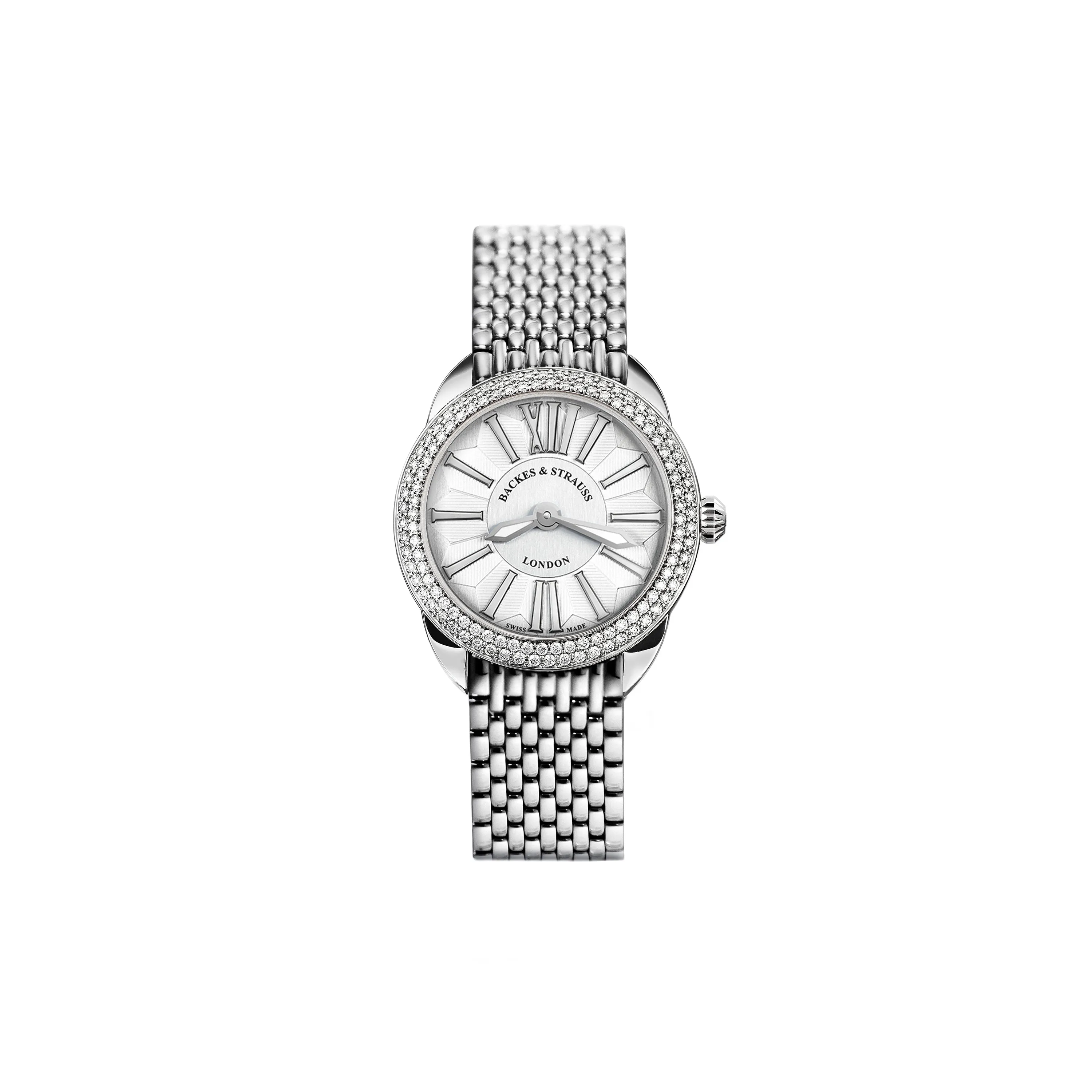Piccadilly Renaissance Mayfair 33 Luxury Steel Diamond Watch