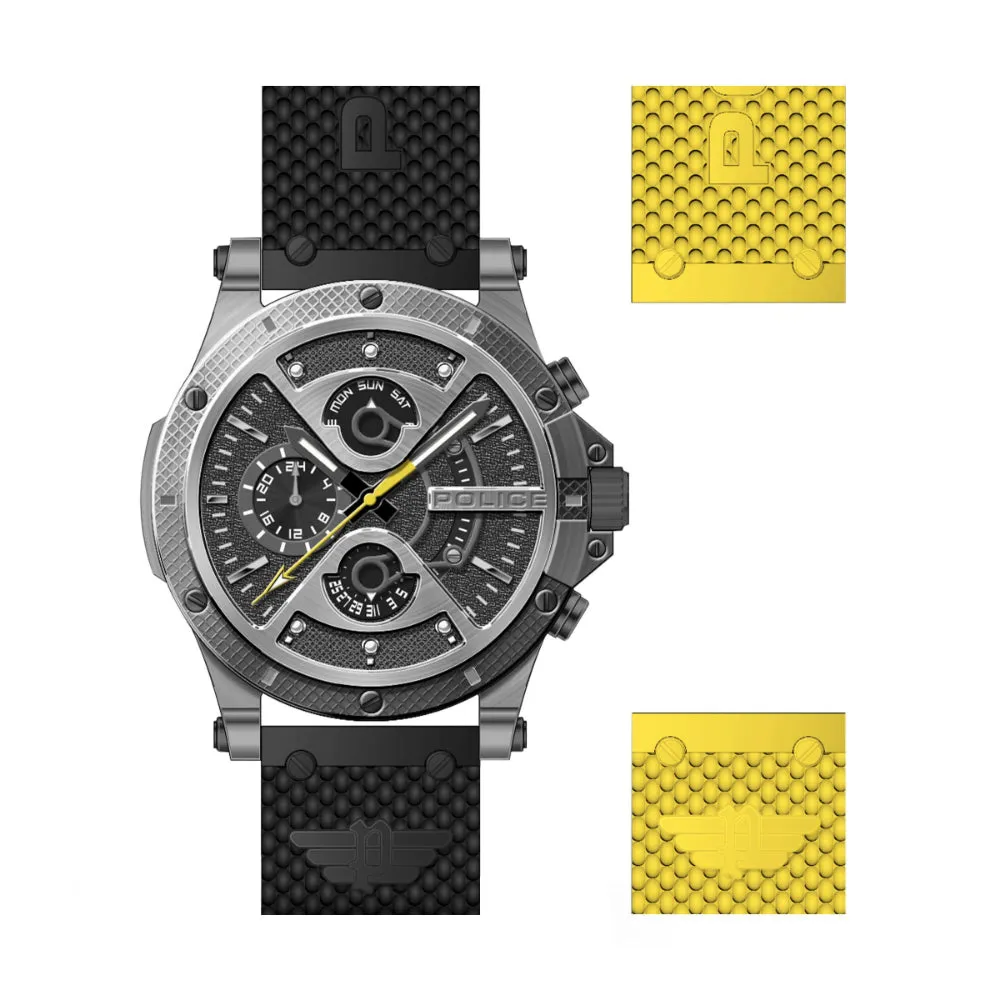 Police Surigao Men's Multi-Function Watch Gift Set