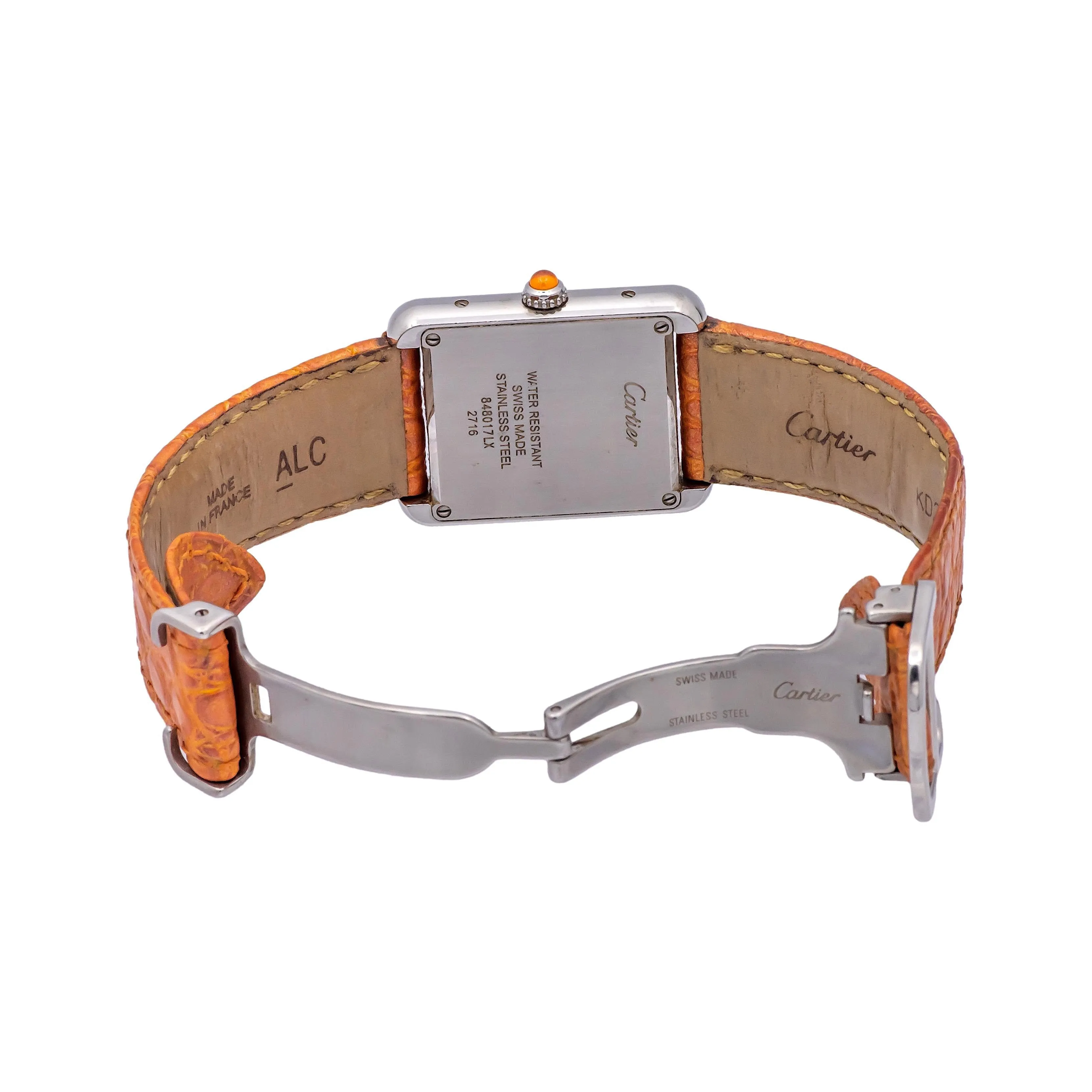 Pre-Owned CARTIER Orange Tank Solo Quartz Watch 2716