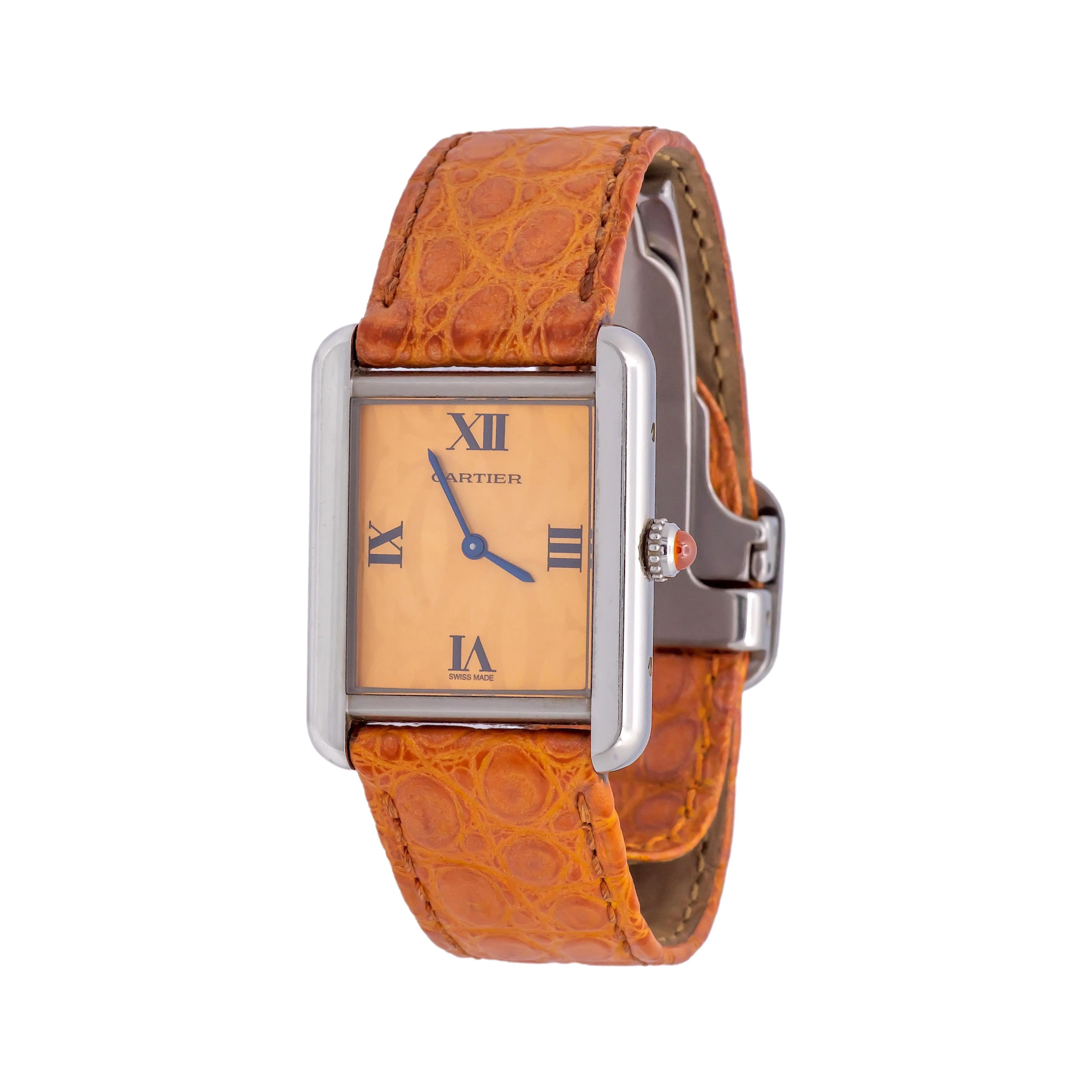 Pre-Owned CARTIER Orange Tank Solo Quartz Watch 2716