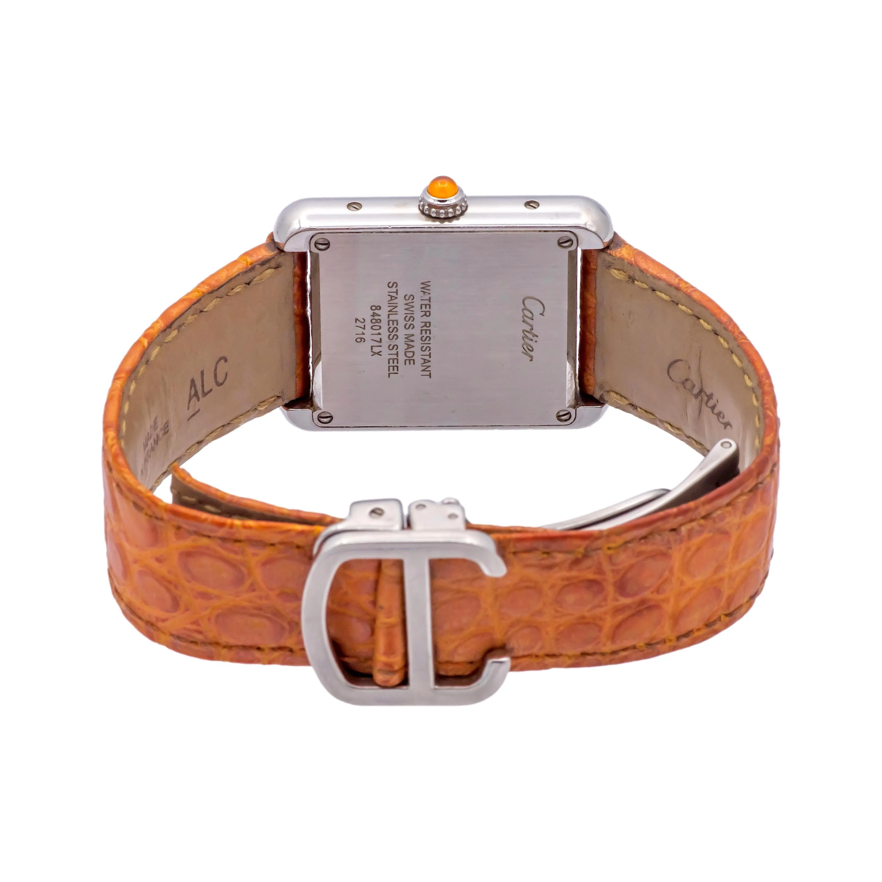 Pre-Owned CARTIER Orange Tank Solo Quartz Watch 2716