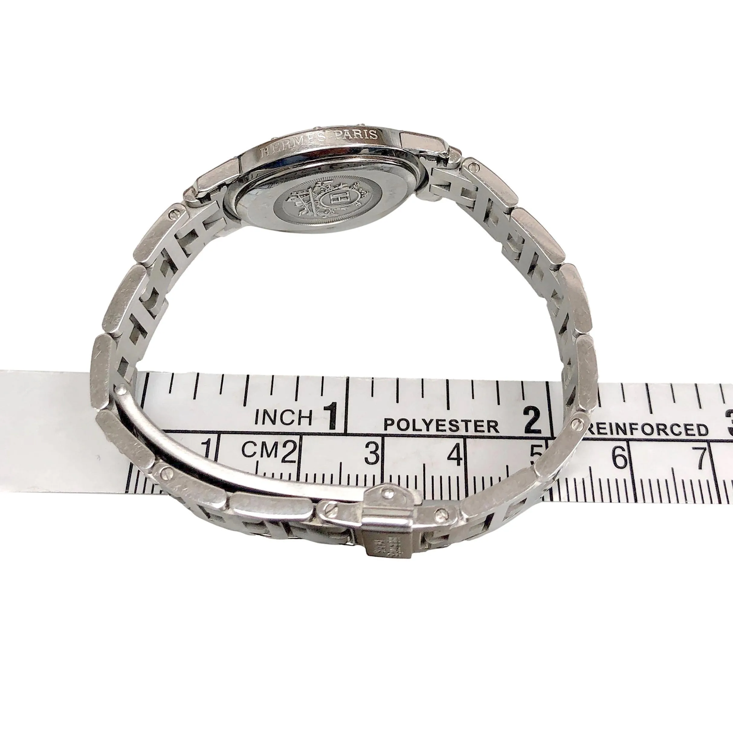 Pre-Owned HERMES Stainless Steel Clipper Oval Ladies Watch CO1.210