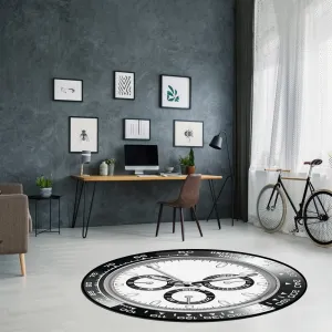 "Panda" Daytona Graphic Area / Throw Rug
