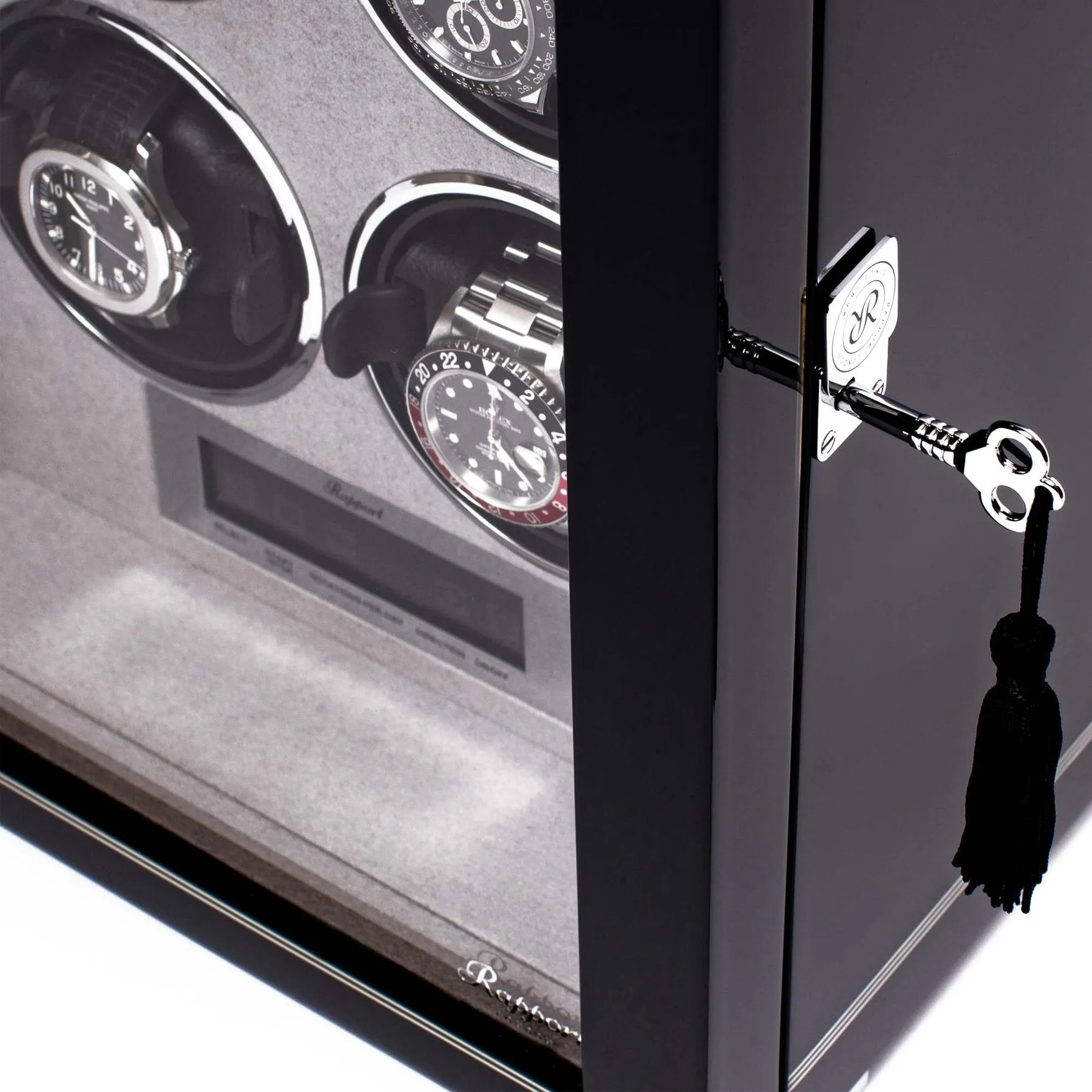 Rapport - Formula 6-Unit Watch Winder in Ebony | W556
