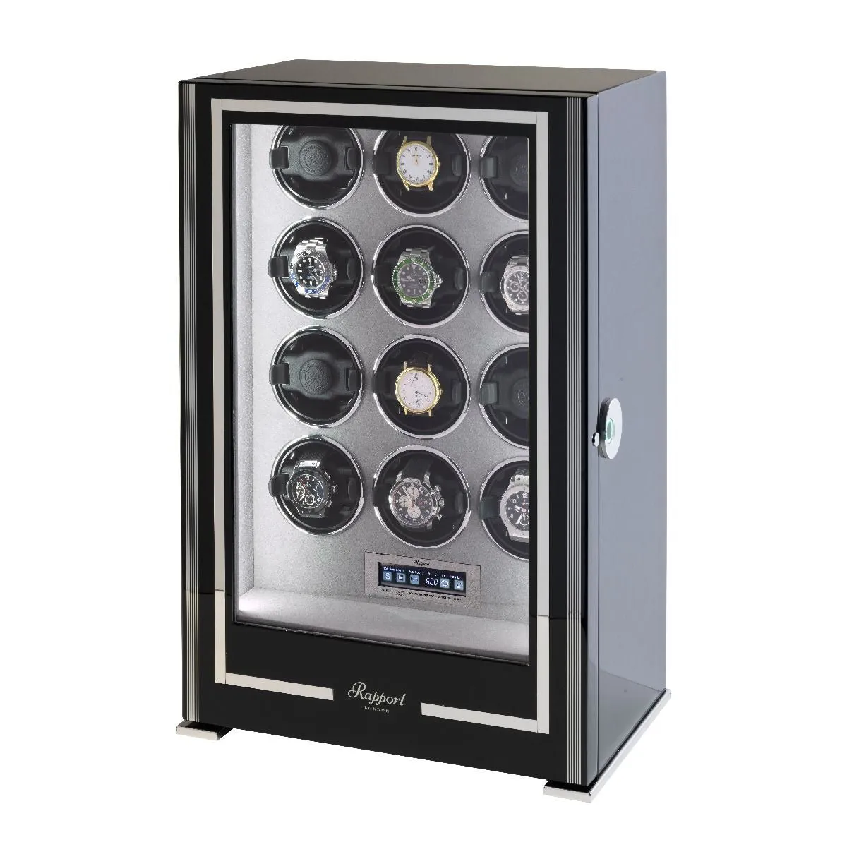 Rapport - Paramount 12-Unit Watch Winder in Ebony | W212