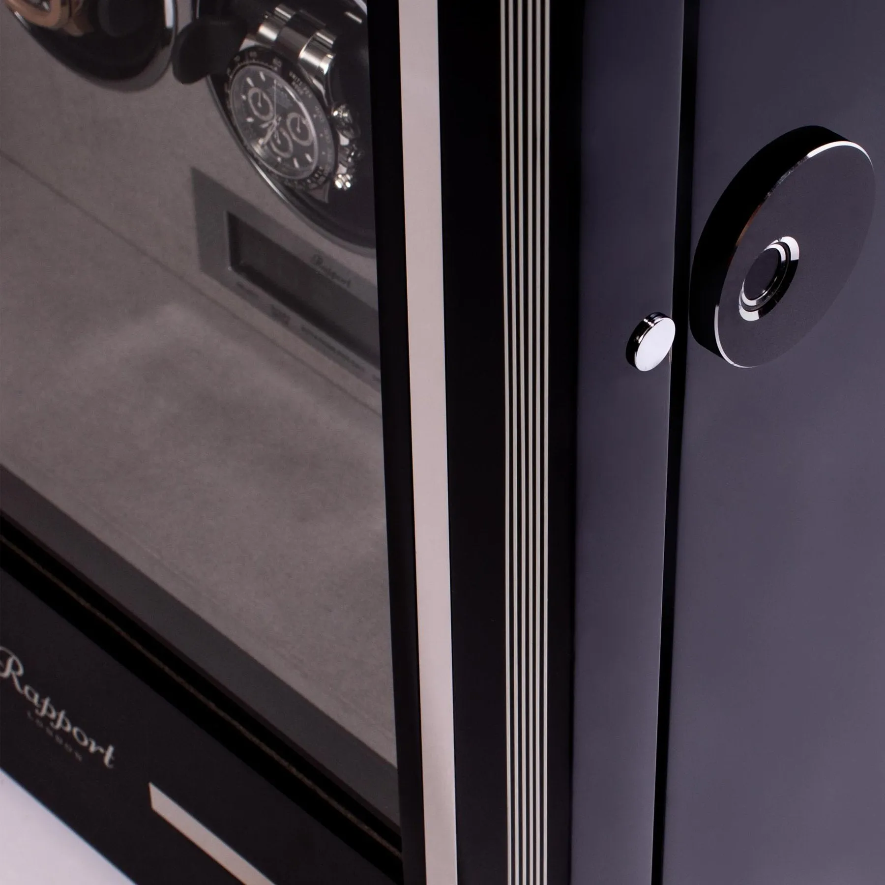 Rapport - Paramount 12-Unit Watch Winder in Ebony | W212